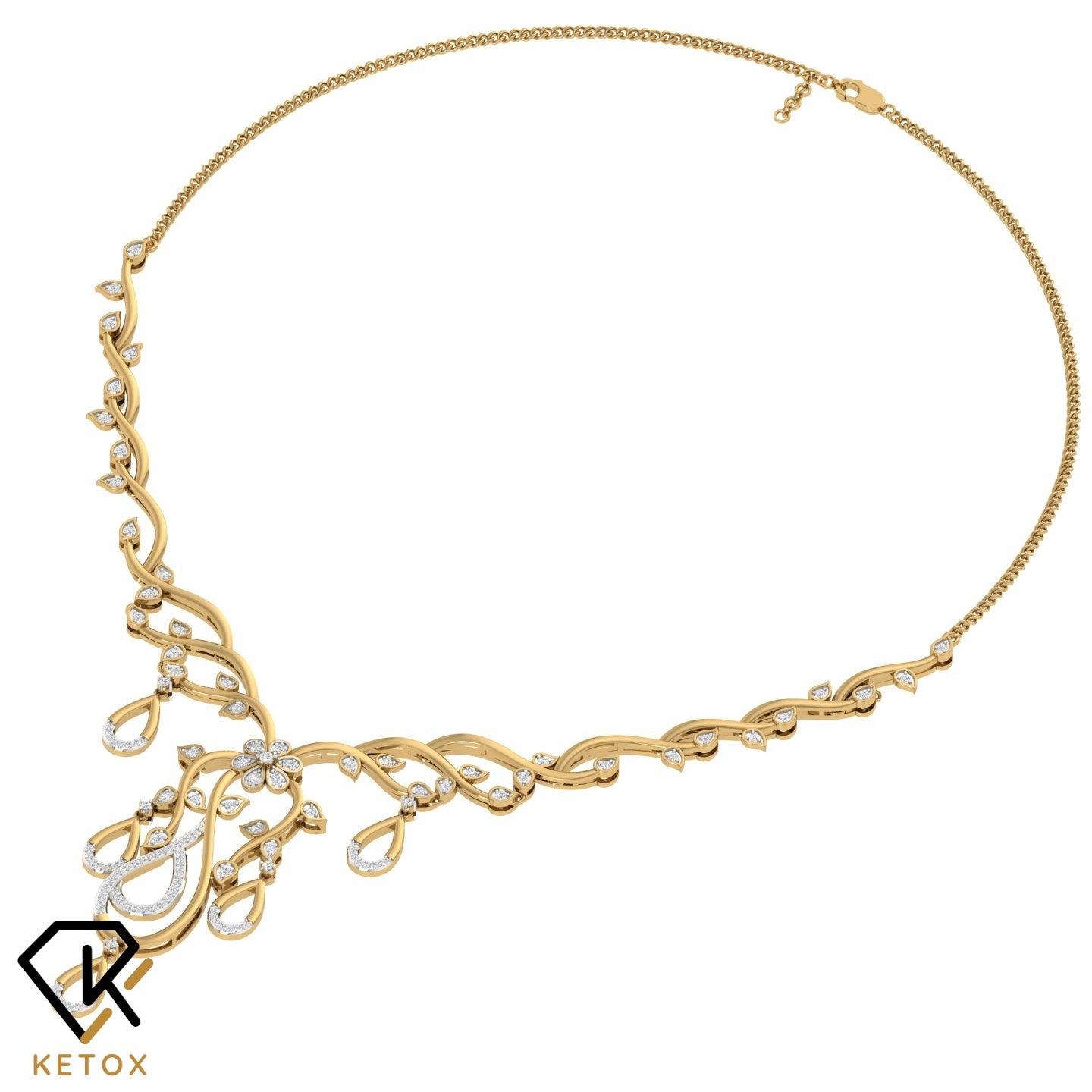 Keton Diamond Necklace