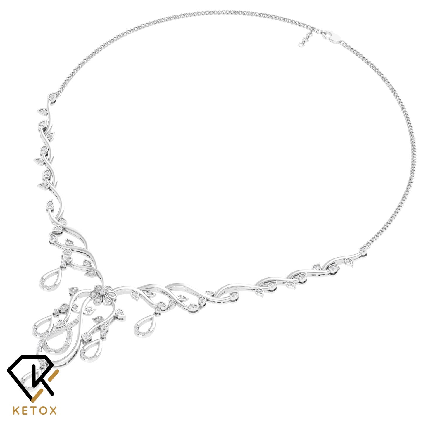 Keton Diamond Necklace