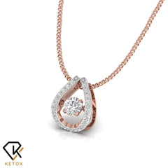 Tiny Dancing Diamond Pendent