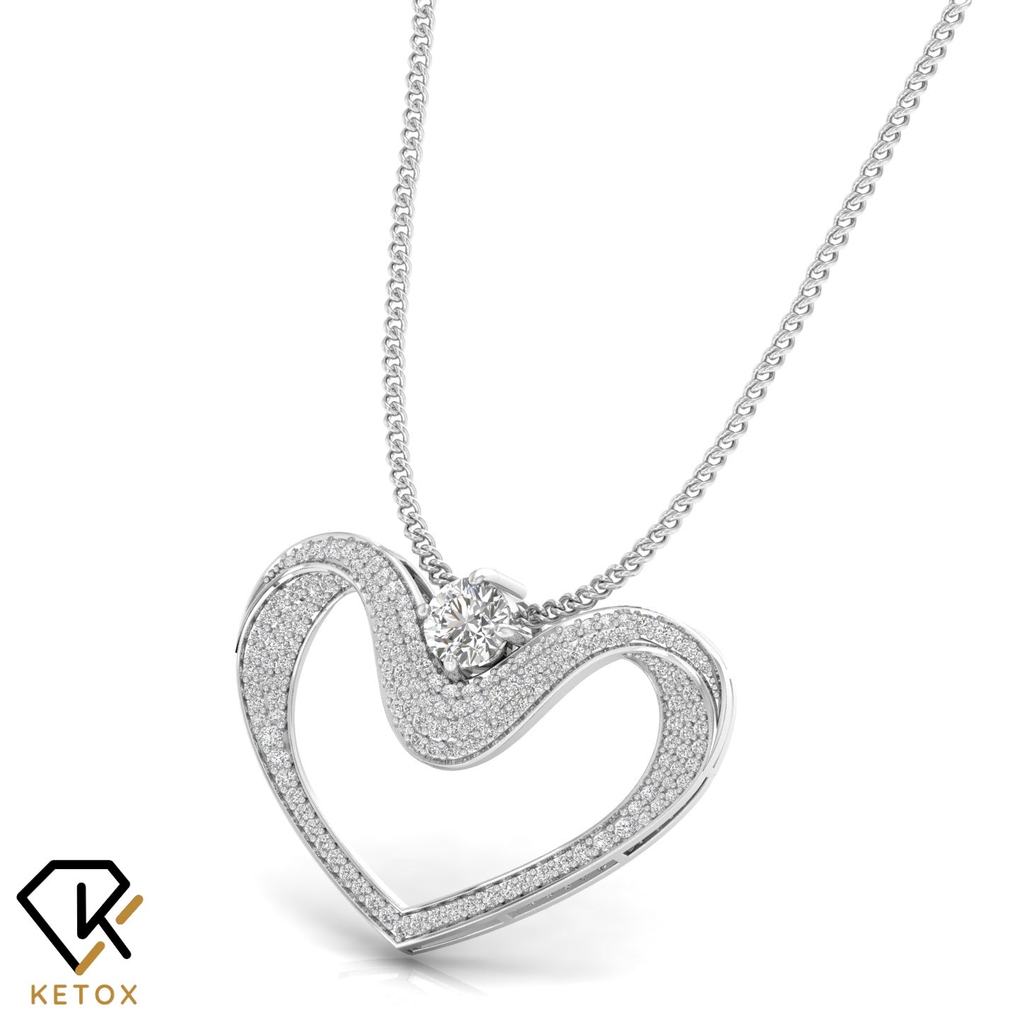 Denty Heart Pendent