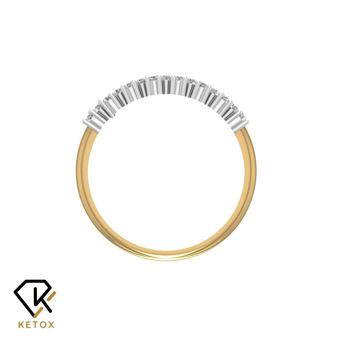 Collet Diamond Band