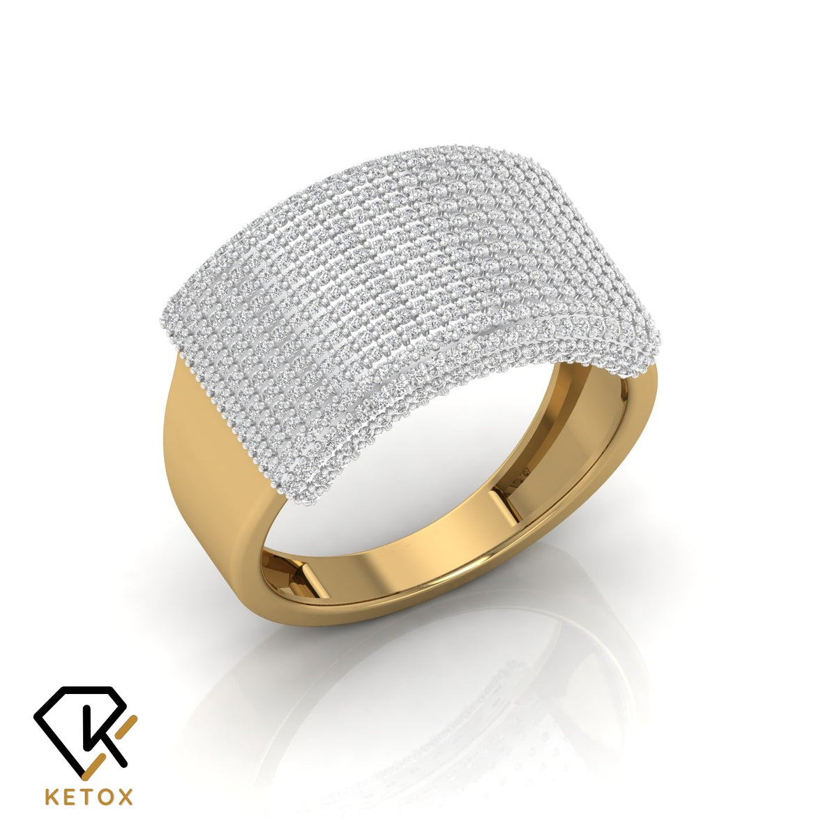 Gents Tiny Diamonds Ring