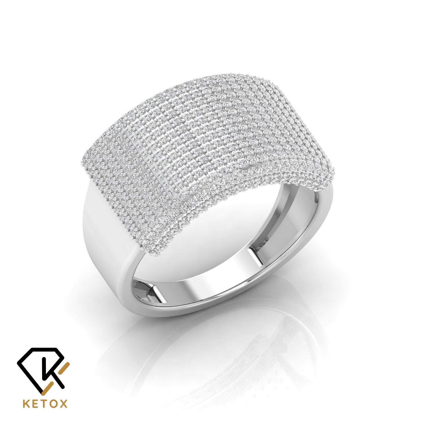 Gents Tiny Diamonds Ring