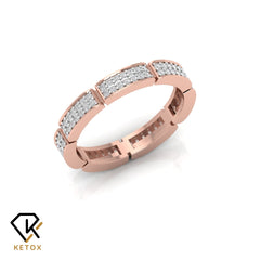 Shiny Diamond Band Ring