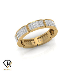 Shiny Diamond Band Ring