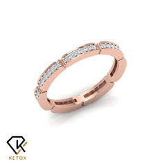 Shiny Diamond Band Ring