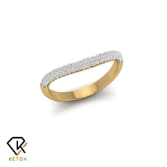 Nice Curve Diamond Ring