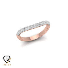 Nice Curve Diamond Ring