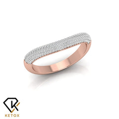 Nice Curve Diamond Ring