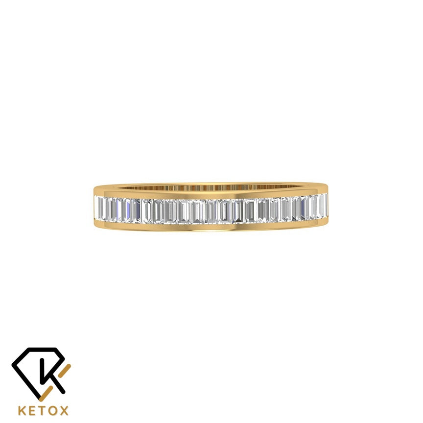 Deep Baguette Eternity Band