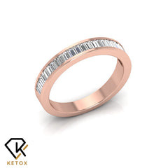 Deep Baguette Eternity Band