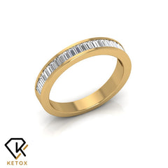 Deep Baguette Eternity Band