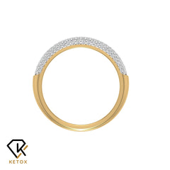 Ketoz Diamond Band Ring