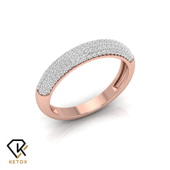 Ketoz Diamond Band Ring