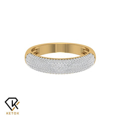 Ketoz Diamond Band Ring