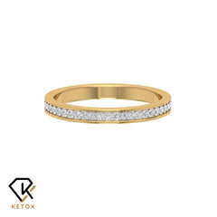 Petite Diamond Wedding Band